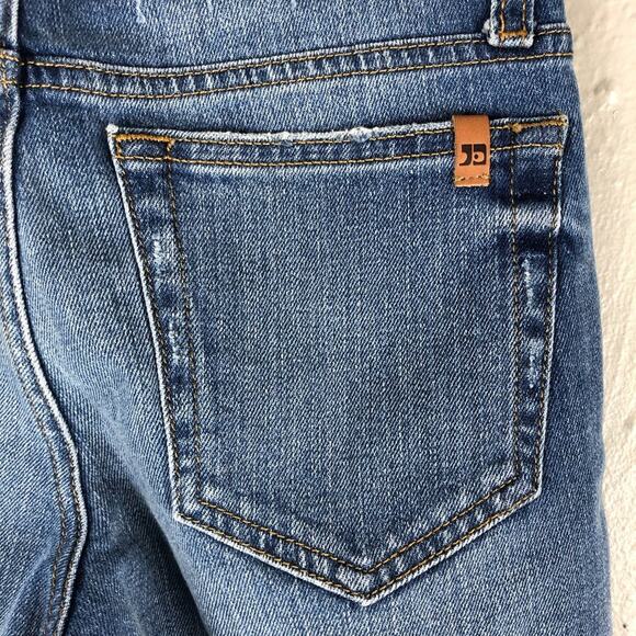 Joe's Jeans Medium Wash Blue Rory Easy Bermuda Raw Hem Zip Closure Denim Shorts - Picture 8 of 12